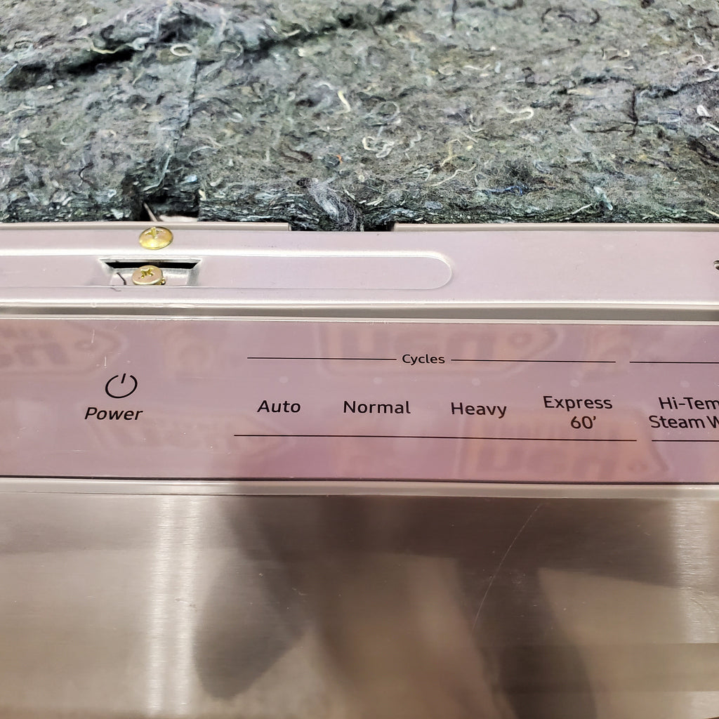 Samsung Top Control Built-In Hybrid Stainless Steel Tub Dishwasher with Height-Adjustable Rack, 53 dBA in Stainless Steel 22136SD250 - DW80CG4021SR - Scratch & Dent (Minor)