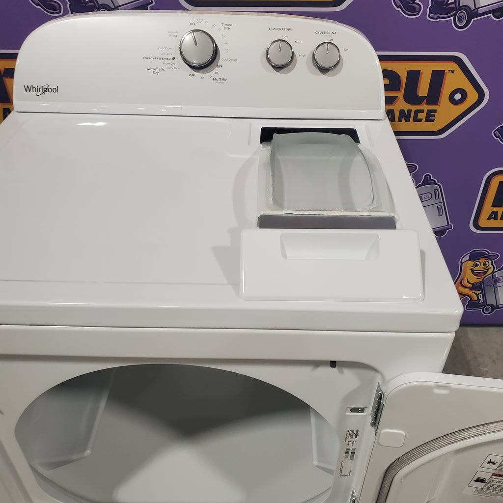 Pictures of Whirlpool Top Load 3.5 Cu. Ft. Washer with Deep Water Wash Option WTW4816FW and Whirlpool Vented 7.0 Cu. Ft. Electric Dryer WED4815EW - Open Box - Neu Appliance Outlet - Discount Appliance Outlet in Austin, Tx