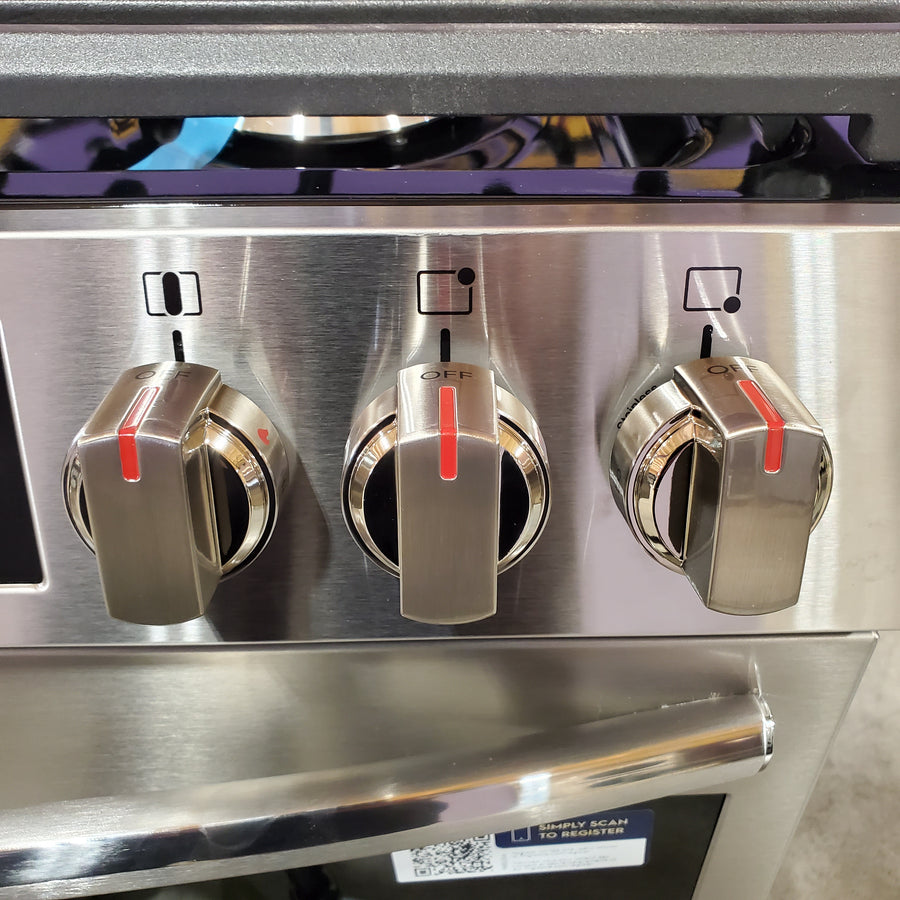 Frigidaire Gallery 6 cu. ft. 5 Burner Slide-In Gas Range with Total Convection and Air Fry in Smudge Proof Stainless Steel 20531SD503 - GCFG3060BF - Open Box
