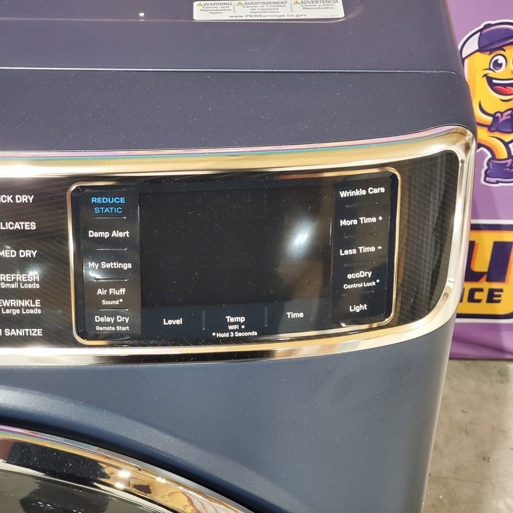 GE Profile 7.8 cu. ft. Capacity Smart Front Load Gas Dryer with Steam and Sanitize Cycle PFD87GSPVRS - Scratch & Dent (Minor)