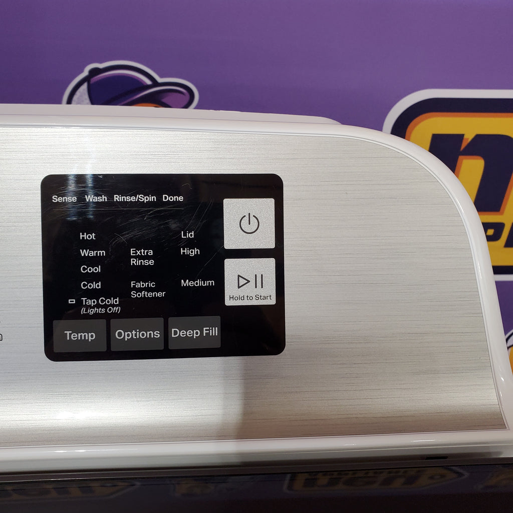 Pictures of Maytag Top Load 4.8 cu ft Washer with Deep Fill and Slow-Close Glass Lid 30134SD176 - MVW6200KW - Scratch & Dent (Minor) - Neu Appliance Outlet - Discount Appliance Outlet in Austin, Tx