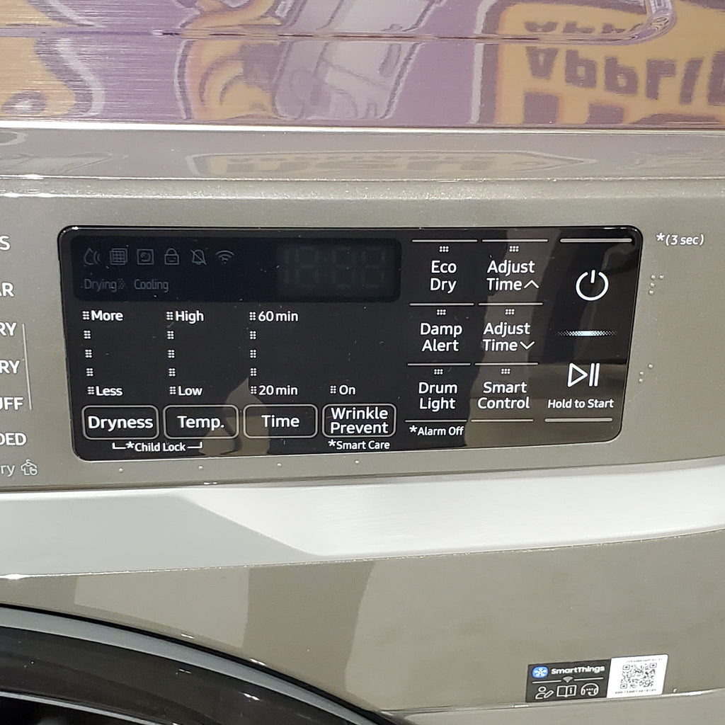 Samsung 7.5 cu. ft. Front Load Electric Dryer with Steam - 3SD633 - DVE45B6300P - Scratch & Dent (Minor)