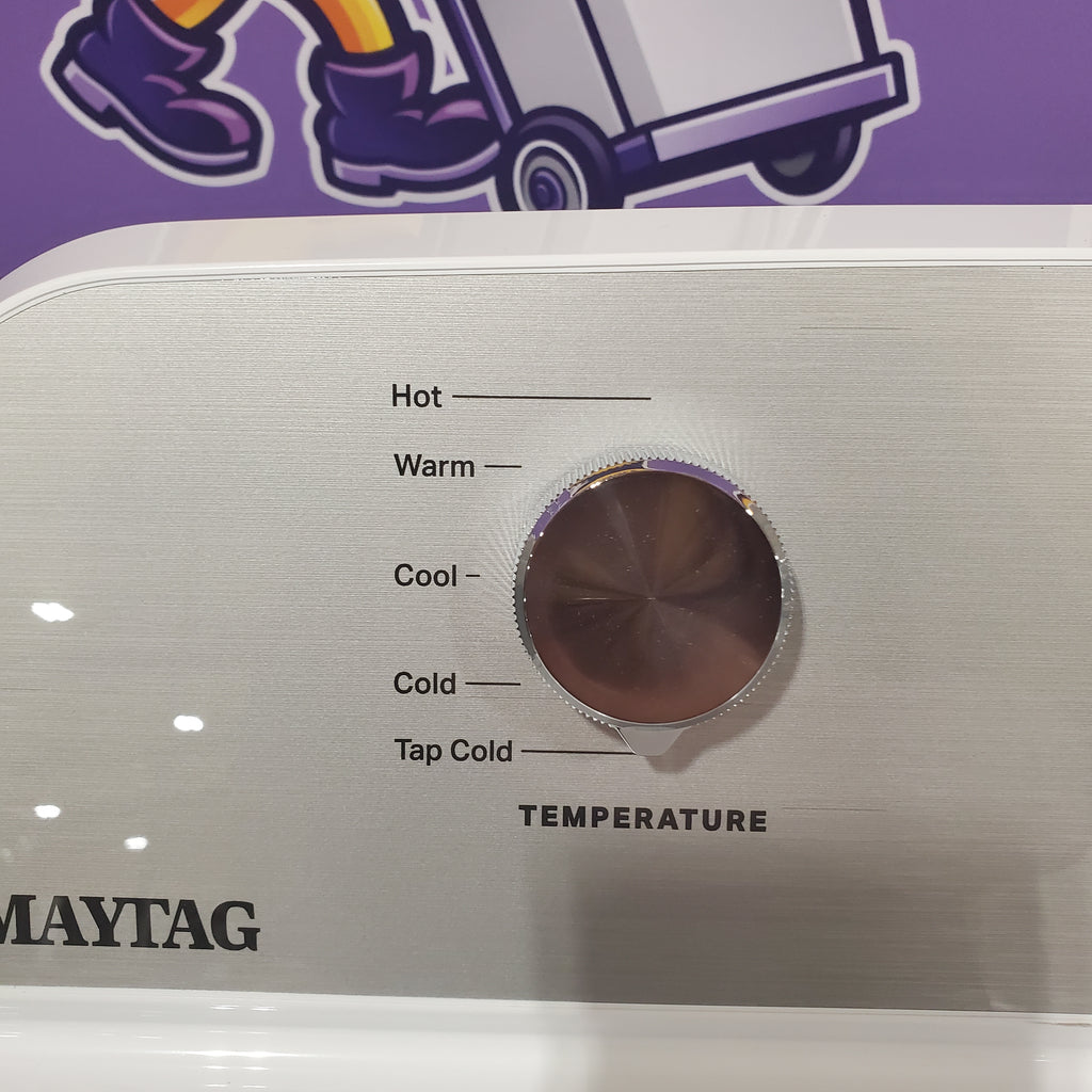 Pictures of Maytag 4.5 cu. ft. Capacity Top Load Washer with Power™ Agitator and Deep Fill MVW4505MW - Scratch & Dent (Minor) and Maytag 7.0 cu. ft. Capacity Top Load Electric Wrinkle Prevent Dryer 16088 - MED4500MW - Open Box - Neu Appliance Outlet - Discount Appliance Outlet in Austin, Tx