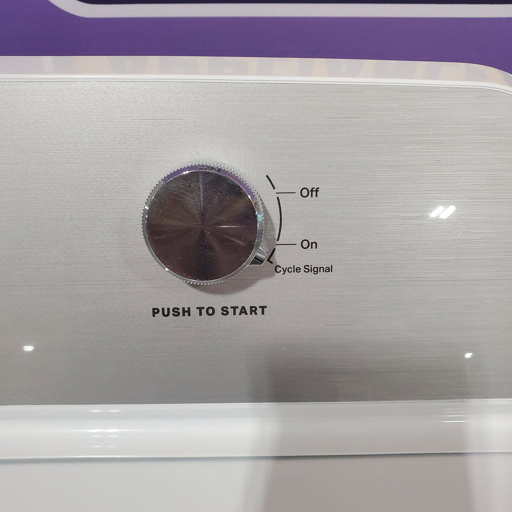 Maytag 4.5 cu. ft. Capacity Top Load Washer with Power™ Agitator and Deep Fill MVW4505MW - Scratch & Dent (Minor) and Maytag 7.0 cu. ft. Capacity Top Load Electric Wrinkle Prevent Dryer 16119 - MED4500MW - Open Box