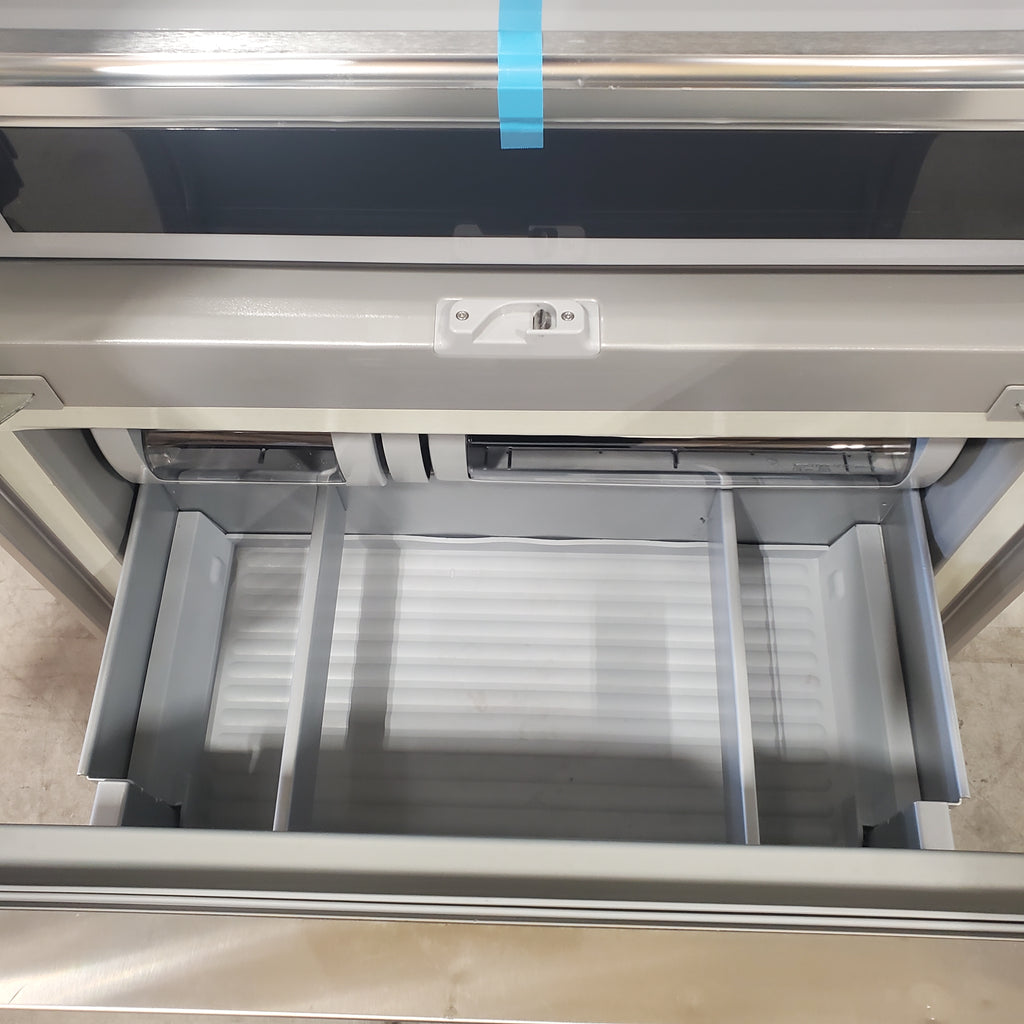Pictures of KitchenAid 36 Inch French Door Refrigerator with 20.8 cu. ft. Capacity, 4 Spill-Proof Glass Shelves, Automatic Ice Maker-KBFN506ESS-Certified Refurbished - Neu Appliance Outlet - Discount Appliance Outlet in Austin, Tx