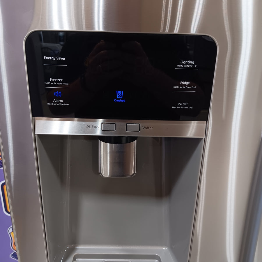 Samsung 28.5 cu. ft. French Door Refrigerator Stainless Steel RFG298HDRS - Certified Refurbished