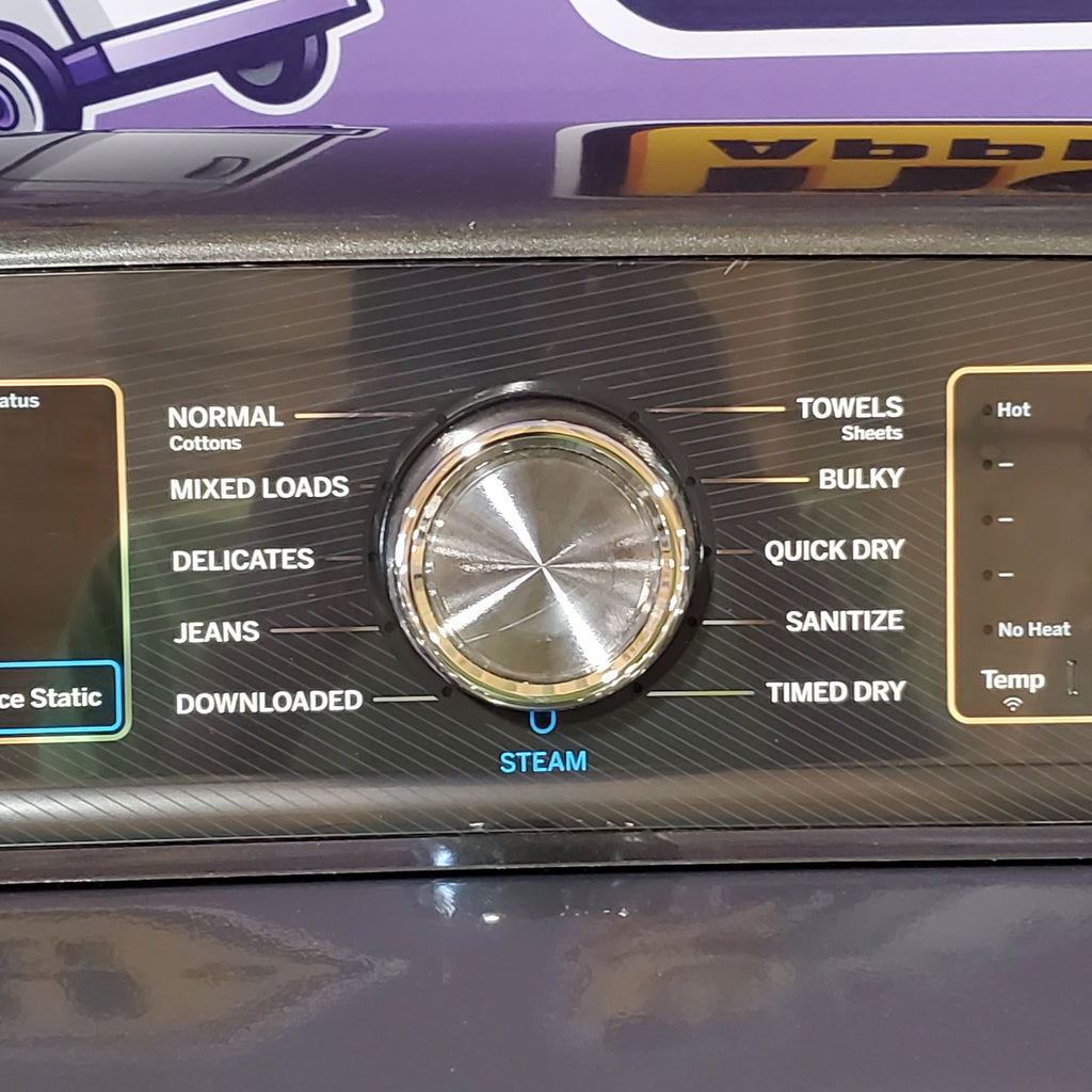 Pictures of GE Profile™ ENERGY STAR® 7.4 cu. ft. Capacity Smart Electric Dryer with Sanitize Cycle and Sensor Dry in Diamond Gray PTD70EBPTDG - Scratch and Dent (Moderate) - Neu Appliance Outlet - Discount Appliance Outlet in Austin, Tx