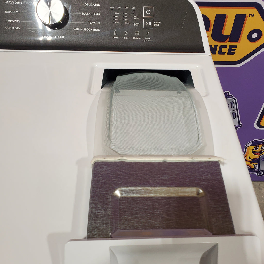 Whirlpool® 7.0 Cu. Ft. Electric Dryer with Moisture Sensor and Steam Refresh Cycle 24SD008 - WED6150PW - Scratch & Dent (Minor)