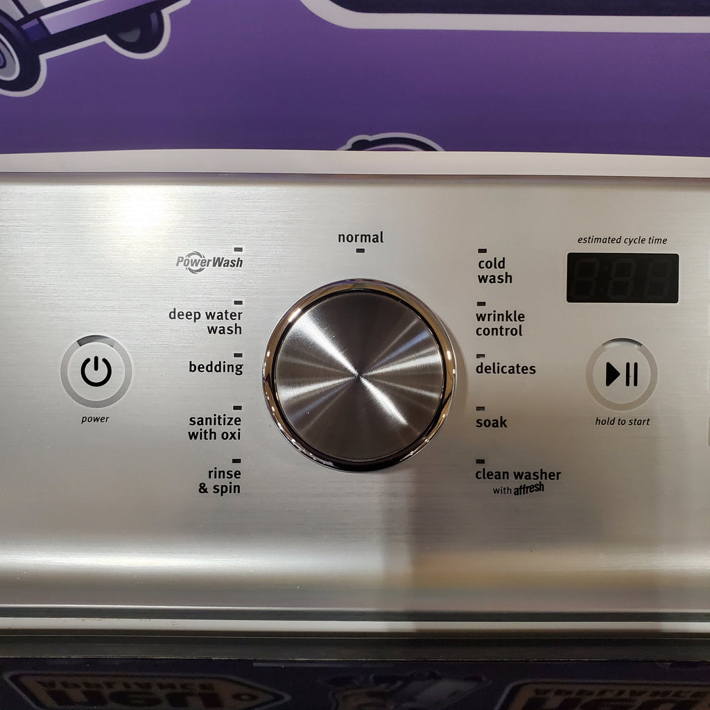 Pictures of Maytag White Top Load 5.3 Cu. Ft. Washer with PowerWash Cycle MVWB835DW - Certified Refurbished - Neu Appliance Outlet - Discount Appliance Outlet in Austin, Tx