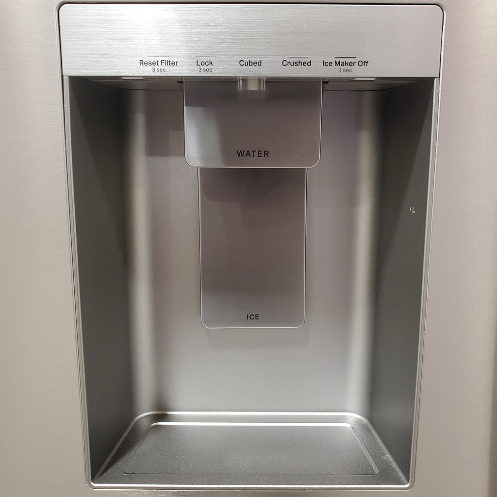 Pictures of Whirlpool French Door Refrigerator in Fingerprint Resistant Stainless Finish with In-Door Water and Ice Maker - 30 cu. ft. 22132SD136 - WRFF3536SZ - Scratch & Dent (Moderate) - Neu Appliance Outlet - Discount Appliance Outlet in Austin, Tx