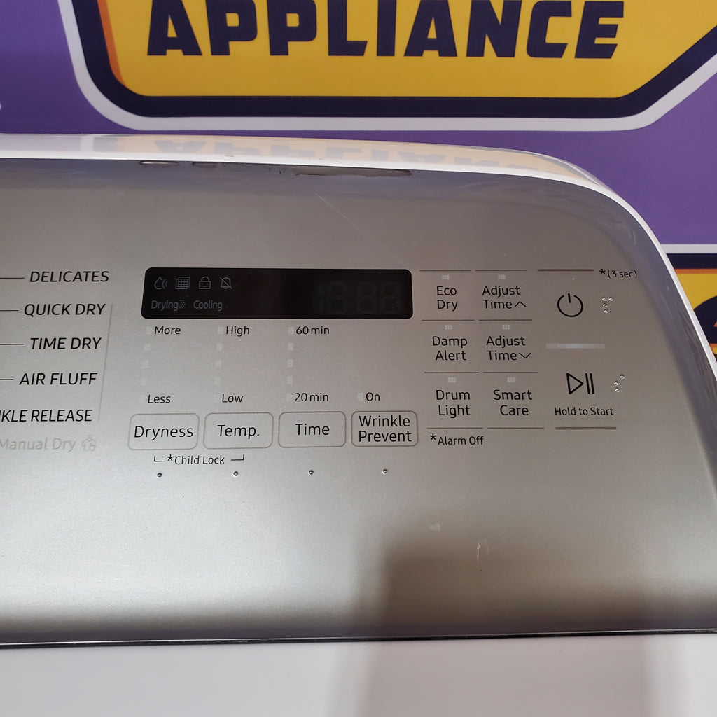 Samsung White Top Load 5.0 Cu. Ft. Washer with Active Water Jet 16096 - WA50R5200AW - Certified Refurbished and Samsung White Electric 7.4 Cu. Ft. Dryer with Sensor Dry 16085 - DVE50R5200W - Certified Refurbished