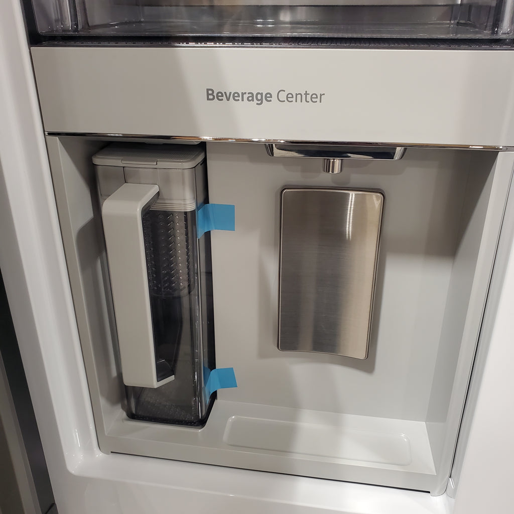 Pictures of Samsung Bespoke Counter Depth 4-Door Flex™ Refrigerator (23 cu. ft.) with Beverage Center ™ with Customizable Door Panel Colors 18SD035 - RF23DB9600AP - Open Box - Neu Appliance Outlet - Discount Appliance Outlet in Austin, Tx
