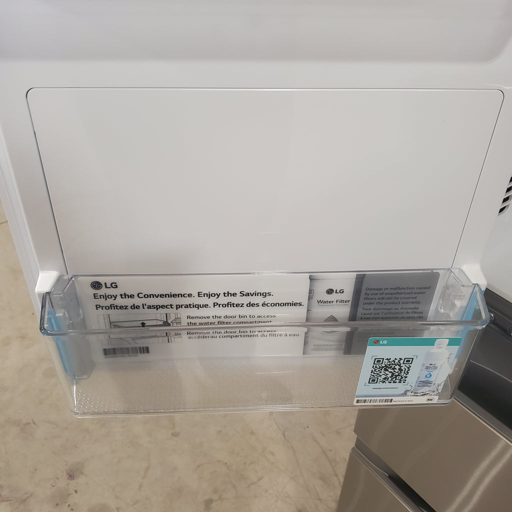 Pictures of Print Proof Stainless Steel 29 cu. ft. Smart Standard-Depth MAX™ 4-Door French Door Refrigerator with Full-Convert Drawer™ LF29H8330S - Scratch & Dent - Minor - Neu Appliance Outlet - Discount Appliance Outlet in Austin, Tx