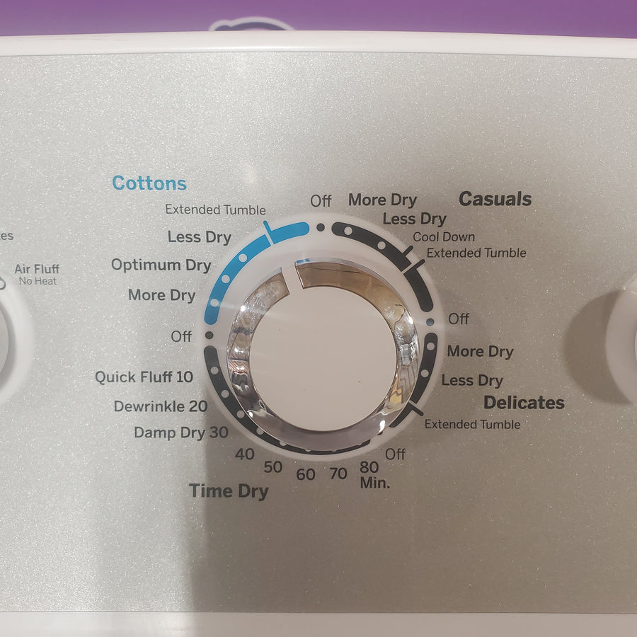 GE High Efficiency Agitator Medium 4.2-cu ft Top-Load Washer in White GTW485ASJWS - Certified Refurbished and GE White Electric 7.2 Cu. Ft. Dryer with Aluminized Alloy Drum 16291 - GTD45EASJWS - Certified Refurbished