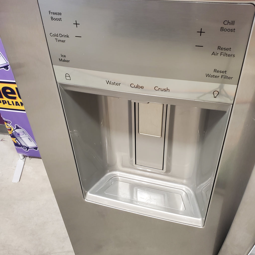 Frigidaire Gallery Smudge Proof Stainless Steel 26 Cu. Ft. Side by Side Refrigerator with Bright LED Lighting 3SD892 - GRSS2652AF - Scratch & Dent (Minor)