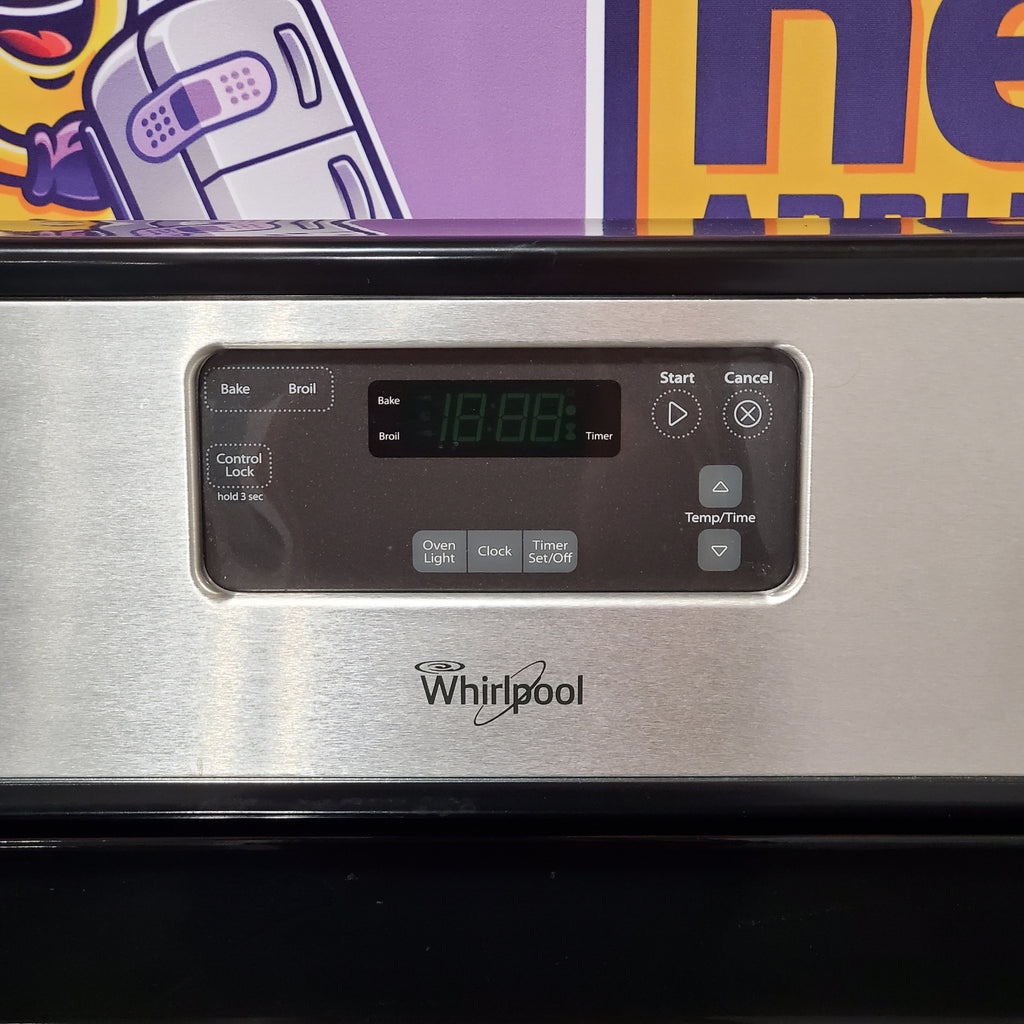 Pictures of Whirlpool 4.8 cu. ft. Capacity Electric Range with 9"/6" Dual Radiant Element 1CR02128 - WFE320M0AS - Certified Refurbished - Neu Appliance Outlet - Discount Appliance Outlet in Austin, Tx