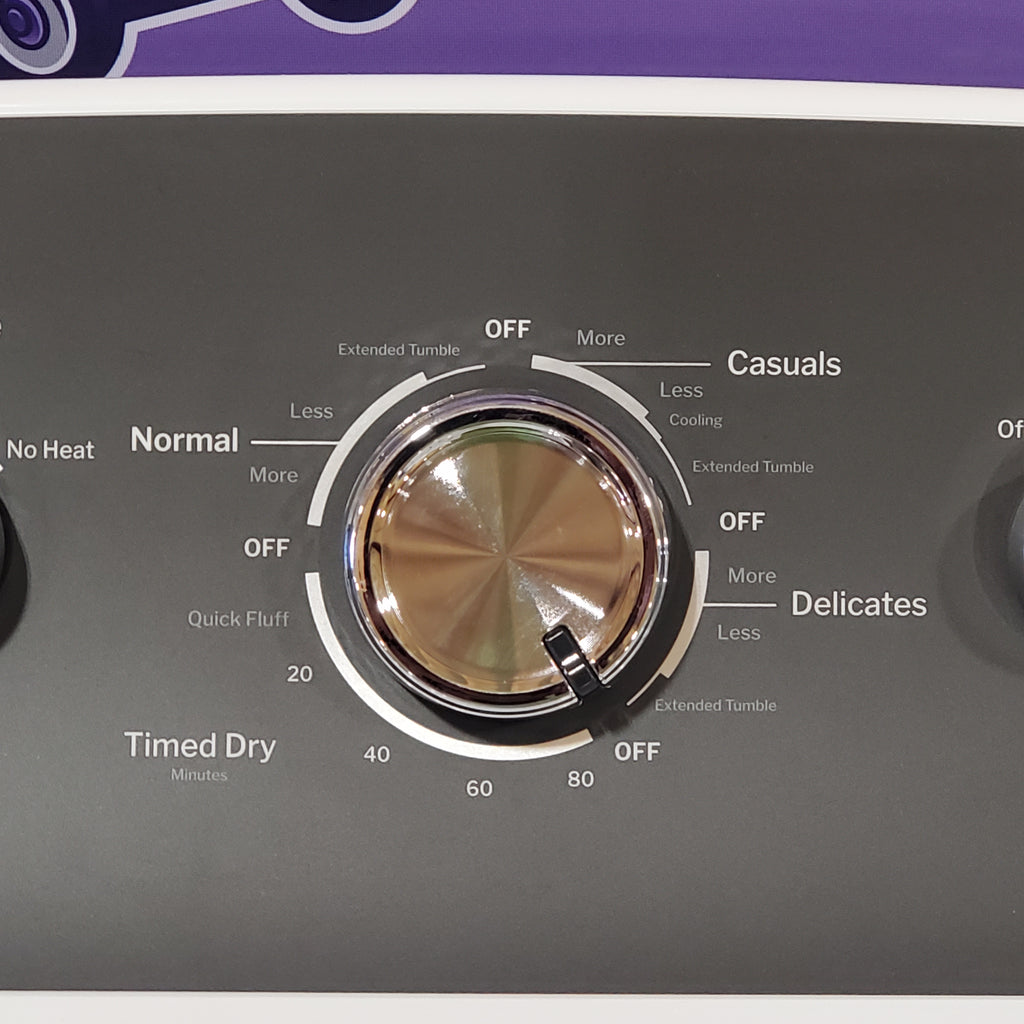 Pictures of GE 7.2 cu. ft. Capacity Electric Dryer with Up To 120 ft. Venting and Extended Tumble GTD48EASWWB - Open Box - Neu Appliance Outlet - Discount Appliance Outlet in Austin, Tx