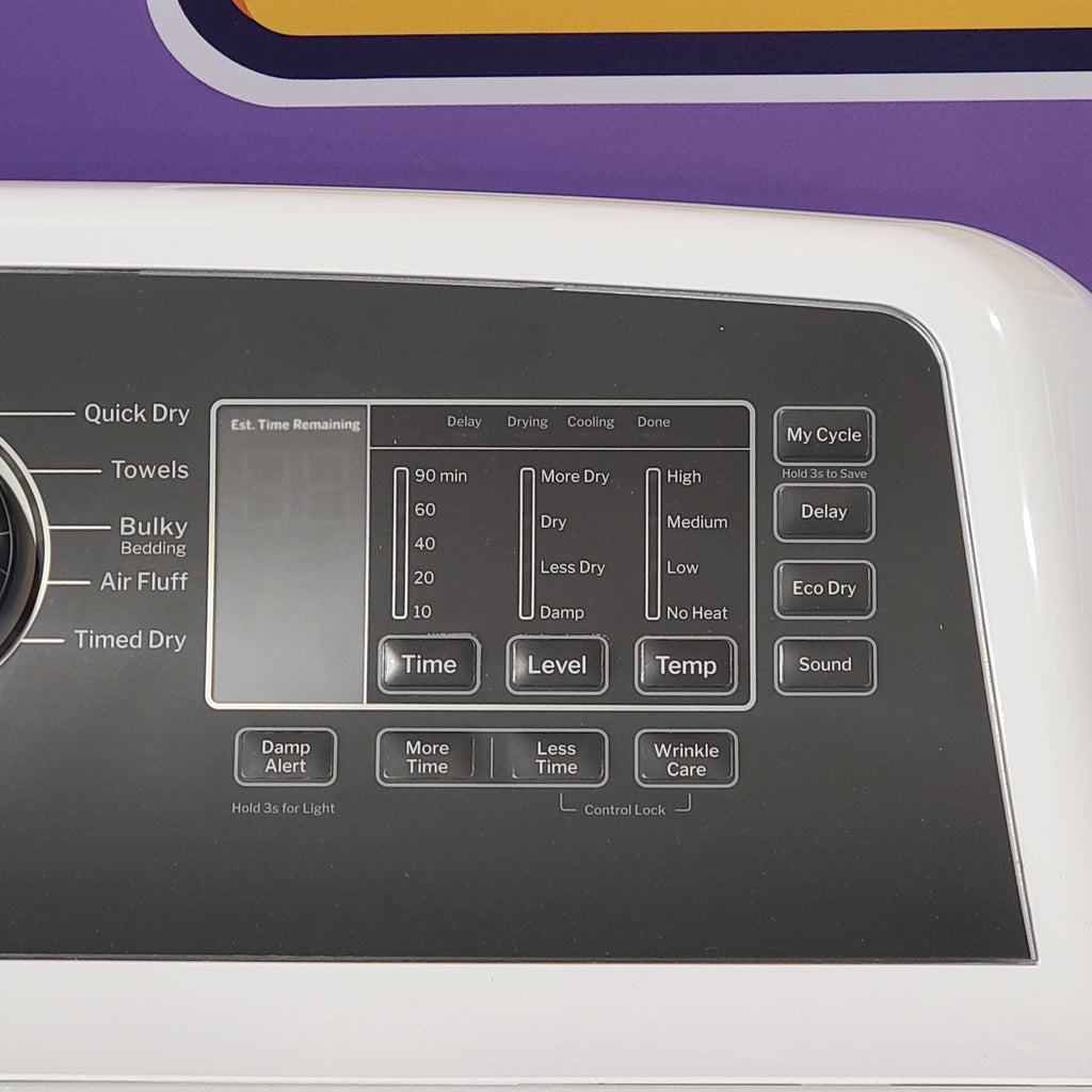 Pictures of GE Electric 7.4 Cu. Ft. Front Load Dryer with Sensor Dry in White GTD58EBSVWS - Open Box - Neu Appliance Outlet - Discount Appliance Outlet in Austin, Tx