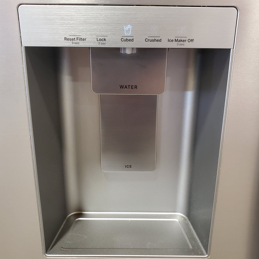Whirlpool French Door 30 cu ft Refrigerator in Fingerprint Resistant Stainless Finish with In-Door Water and Ice Maker - 30 cu. ft. WRFF3536SZ - Scratch & Dent (Minor)