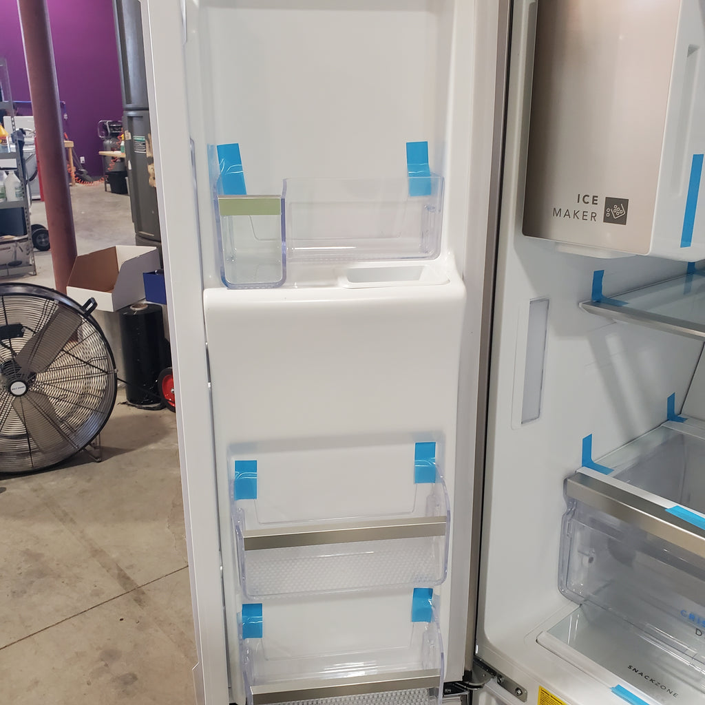 Pictures of Frigidaire Gallery 22 Cu. Ft. Counter-Depth 4-Door Energy Star Certified Refrigerator in Smudge-Proof Stainless Steel GRQC2255BF - Scratch & Dent (Minor) - Neu Appliance Outlet - Discount Appliance Outlet in Austin, Tx