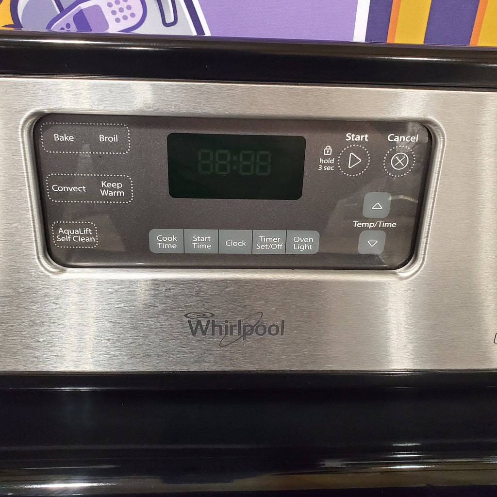Pictures of Whirlpool 30-inch Freestanding Electric Range with 6.4 cu. ft. Convection in Stainless Steel WFE540H0ES - Certified Refurbished - Neu Appliance Outlet - Discount Appliance Outlet in Austin, Tx