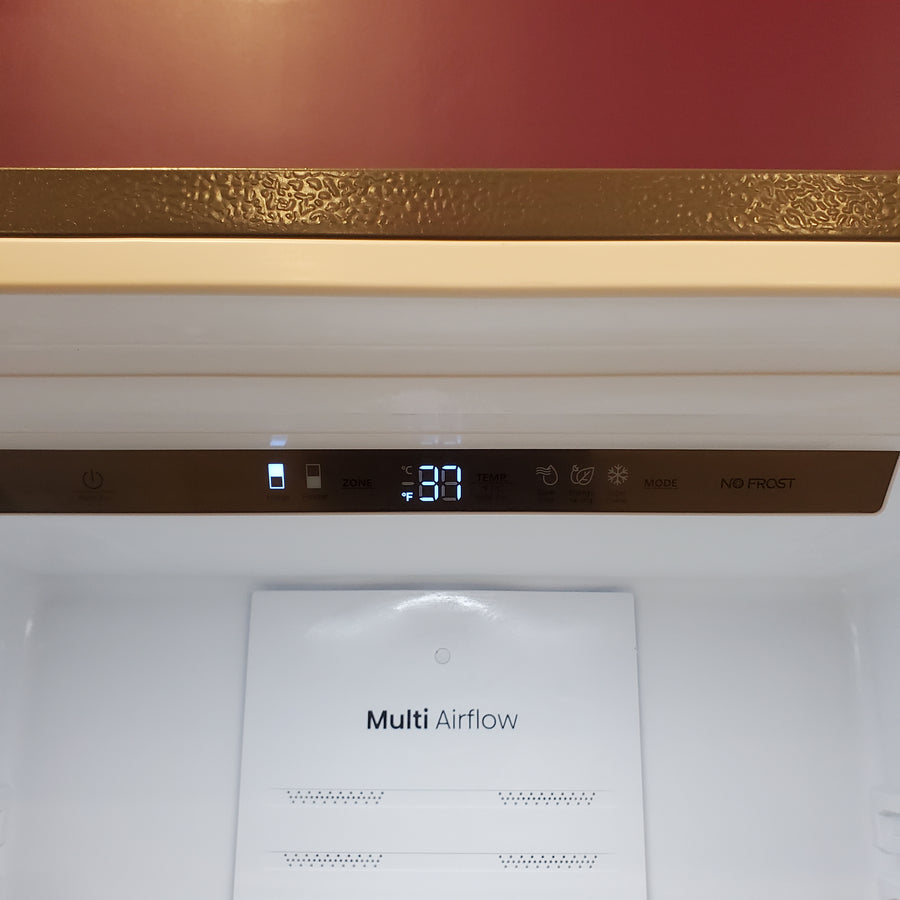 Hisense Counter Depth Bottom Freezer 17.2 Cu. Ft. Refrigerator with LED Lighting and Super Cool and Super Freeze in Fingerprint Stainless Steel 22136SD345 - HRB171N6ASE - Scratch and Dent (Minor)