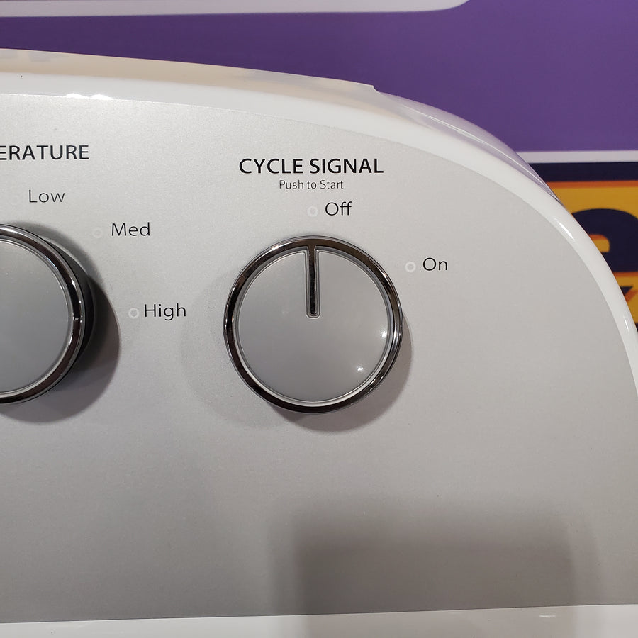 Whirlpool 3.8–3.9 Cu. Ft. Top Load Washer with 2 in 1 Removable Agitator and Soil Level Selection WTW4957PW - Scratch & Dent (Minor) and Whirlpool White Electric 7.0 Cu. Ft. Dryer with Auto Dry 16186 - WED4950HW - Scratch & Dent (Minor)