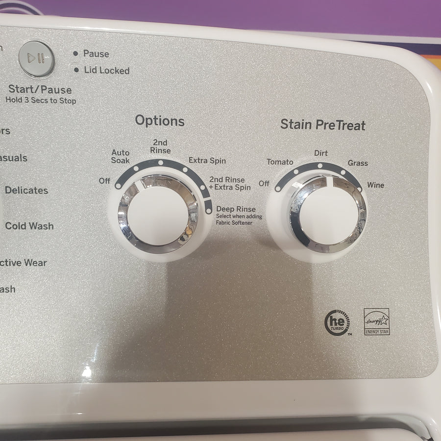 GE 4.6 cu. ft. High-Efficiency White Top Load Washer with Infusor, ENERGY STAR 1CR5122 - GTW500ASNWS - Certified Refurbished