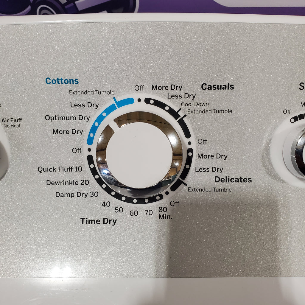 GE Top Load 4.2 Cu. Ft. Washer with Stain PreTreat in White GTW485ASJWS - Certified Refurbished and GE Electric Front Load Dryer with Sensor Dry in White 15030 - GTD45EASJWS - Certified Refurbished