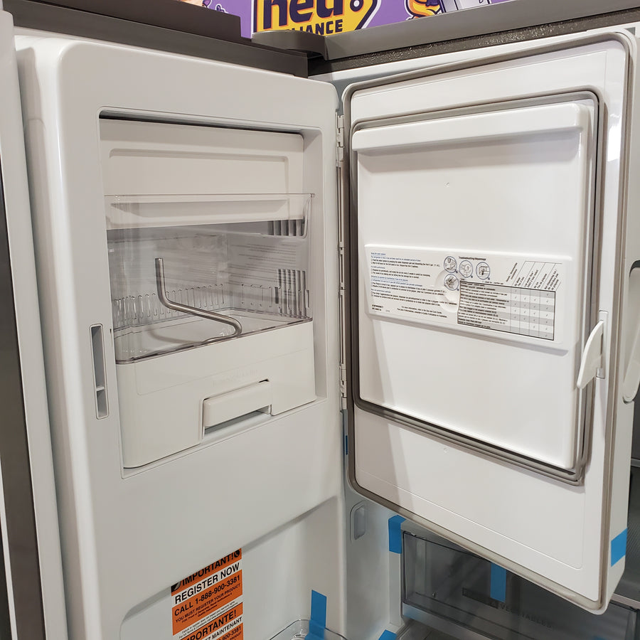 Whirlpool 30 Cu. Ft. French Door Refrigerator with Dual Ice Makers with Fingerprint-Resistant Stainless Finish WRFF3736SZ - Scratch & Dent (Major)