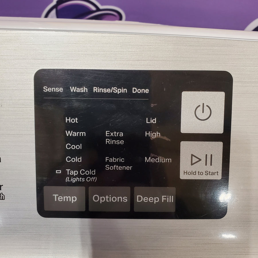 Maytag Top Load 4.8 cu ft Washer with Deep Fill and Slow-Close Glass Lid MVW6200KW - Scratch & Dent (Moderate) and Maytag 7.0 cu ft Gas Dryer with Moisture Sensing and Quick Dry Cycle 16175 - MED6200KW - Scratch & Dent (Minor)