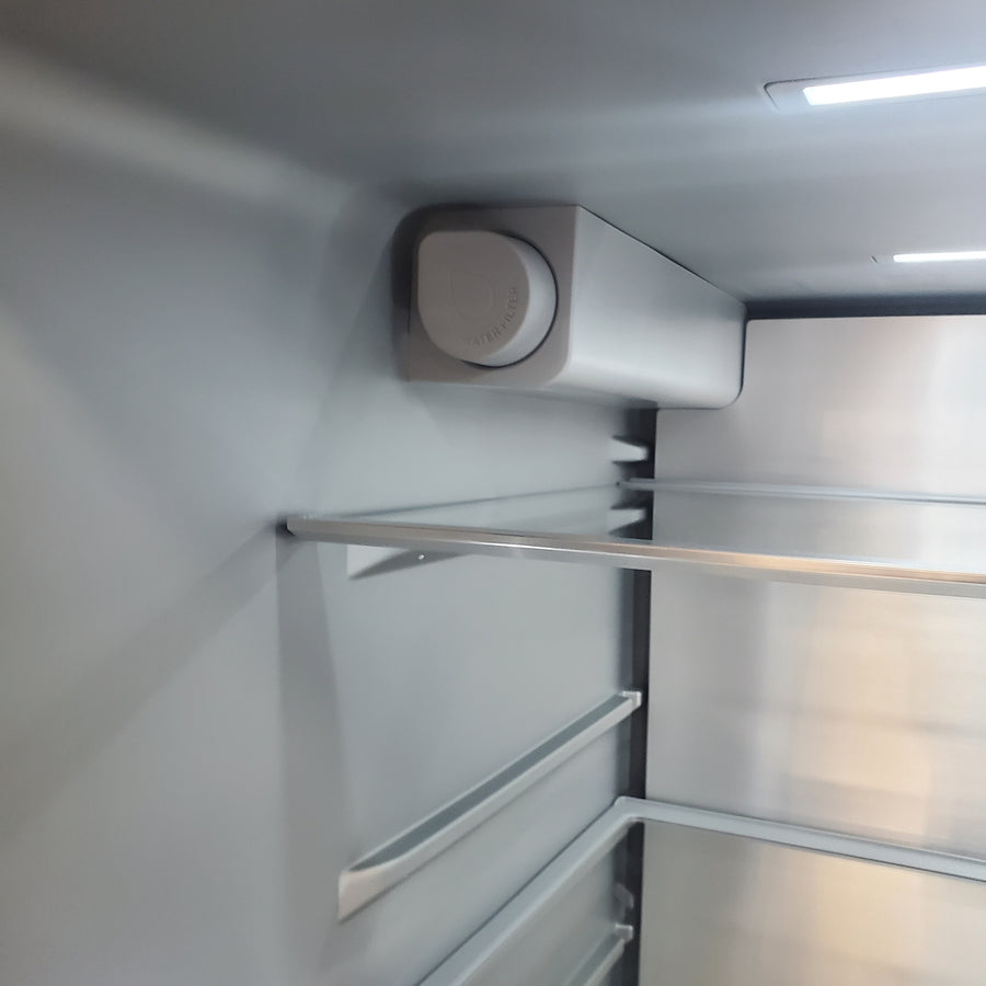 KitchenAid 36 in. 30 cu. ft. Standard Depth French Door Refrigerator in PrintShield Stainless with Exterior Water and Ice KRFF436SPS - Scratch & Dent (Minor)