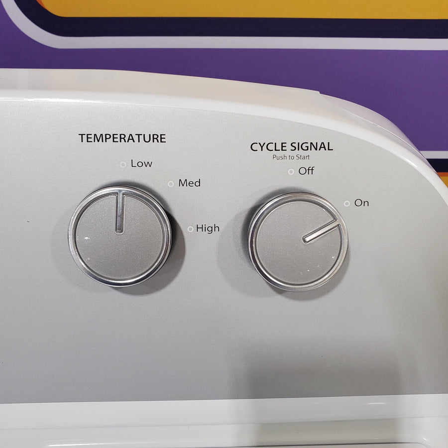 Whirlpool White Gas 7.0 Cu. Ft. Vented Dryer with Wrinkle Shield Option and AutoDry Drying System WGD4815EW - Open Box