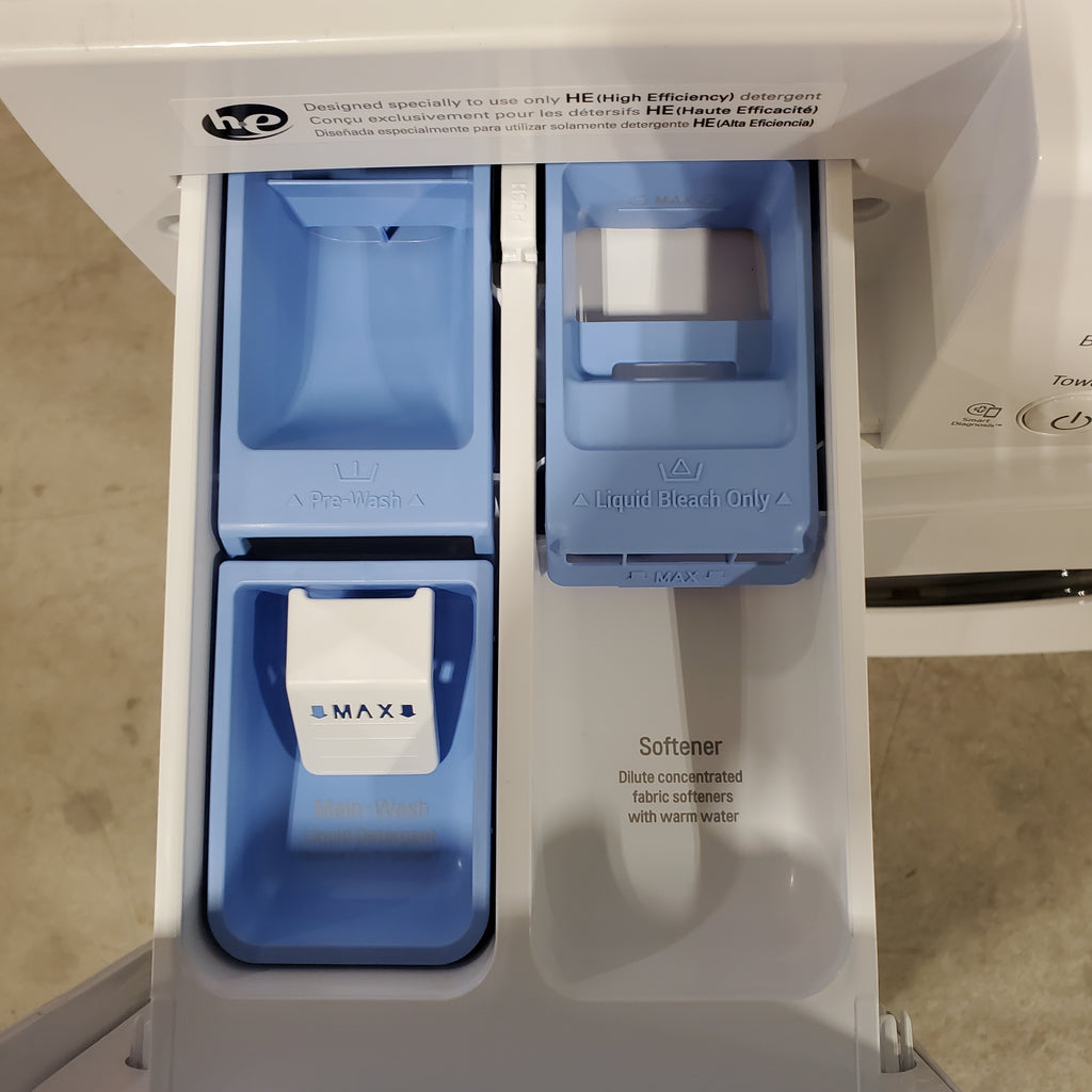 Pictures of LG White Ultra Large Capacity Front Load 4.5 Cu. Ft. Washer with ColdWash Technology WM3400CW - Scratch and Dent (Minor) - Neu Appliance Outlet - Discount Appliance Outlet in Austin, Tx