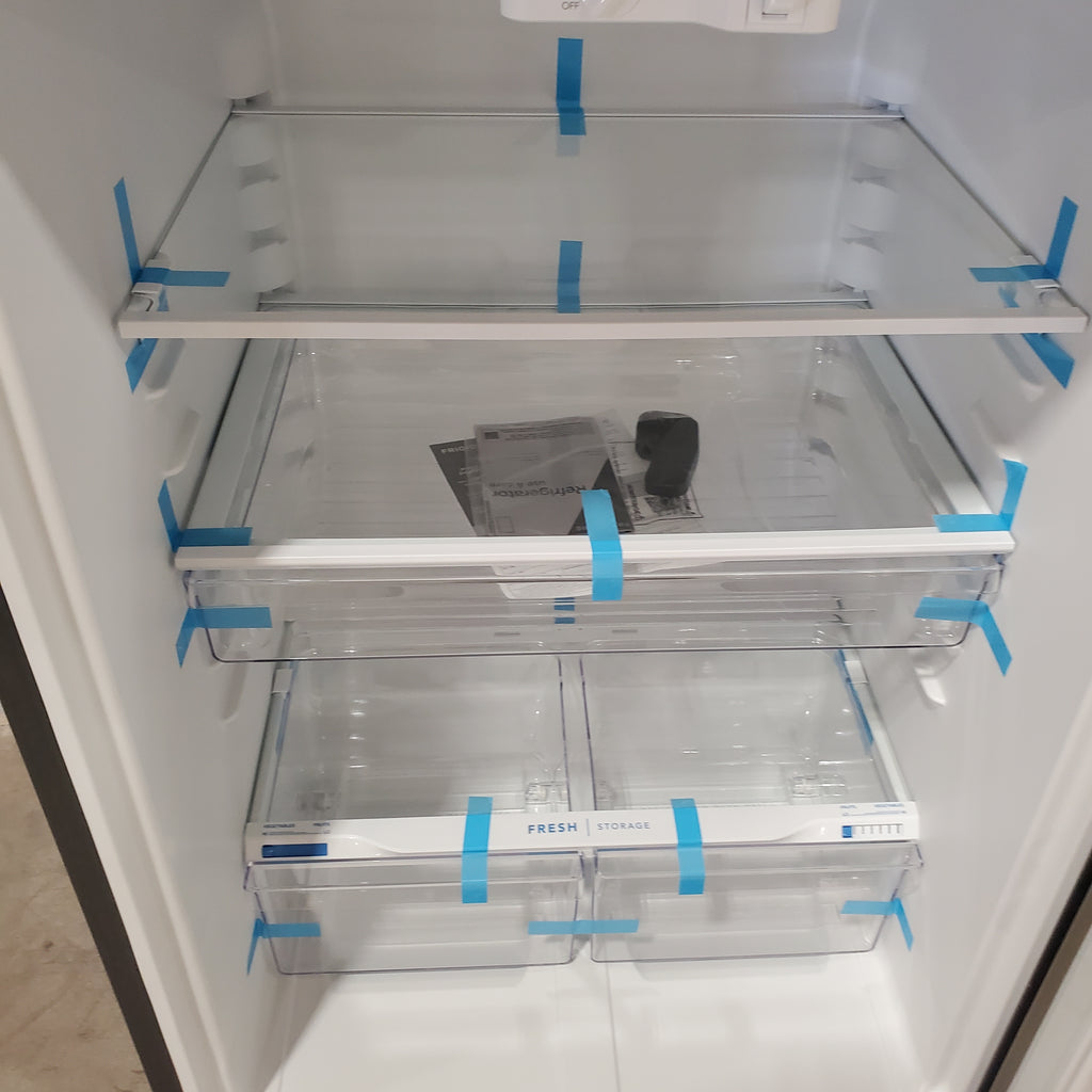 Pictures of Frigidaire 20.0 Cu. Ft. Top Freezer Refrigerator in Stainless Steel LFTR2045VF - Open Box - Neu Appliance Outlet - Discount Appliance Outlet in Austin, Tx