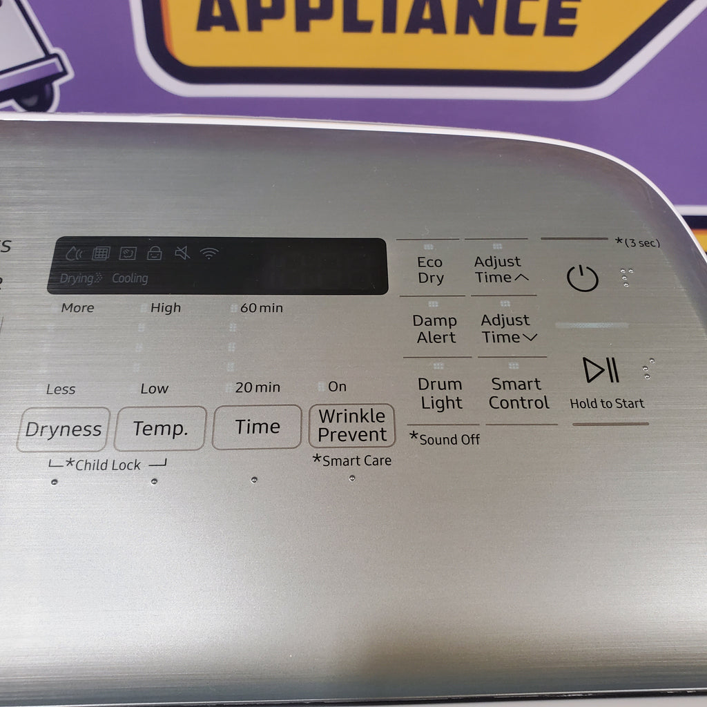 Pictures of 5.2 cu. ft. Samsung Large Capacity Smart Top Load Washer with Super Speed Wash in White (New in Box) and 7.4-cu ft Electric Dryer White - Scratch & Dent - Minor - Neu Appliance Outlet - Discount Appliance Outlet in Austin, Tx