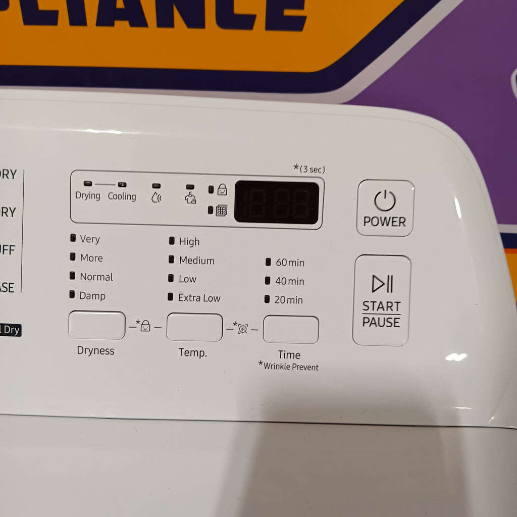 Pictures of Samsung 7.2 cu. ft. Electric Dryer with Sensor Dry in White DVE45T3200W - Certified Refurbished - Neu Appliance Outlet - Discount Appliance Outlet in Austin, Tx