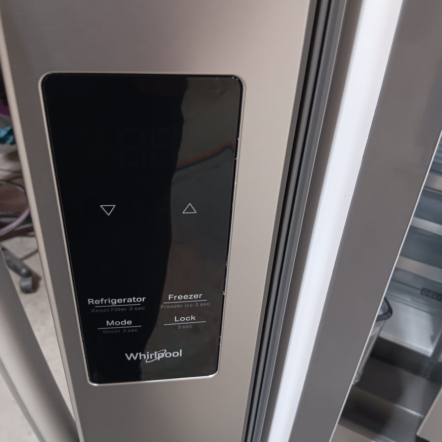 Whirlpool French Door 31 Cu. Ft. Refrigerator with Total Coverage Cooling in Fingerprint Resistant Stainless Steel 22231SD310 - WRFF3136SZ - Scratch & Dent (Minor)