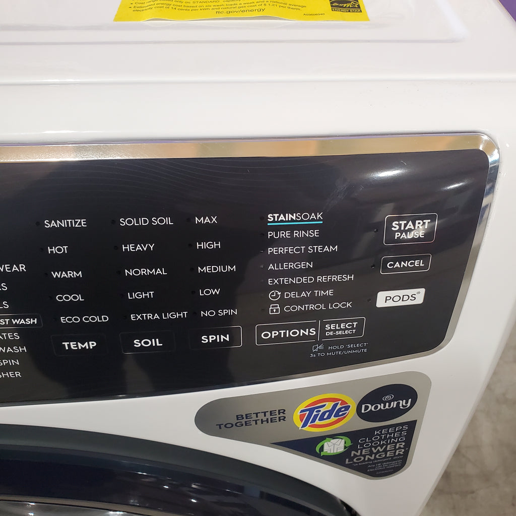 Pictures of Electrolux 4.5 Cu. Ft. Front Load Perfect Steam™ Washer with LuxCare® Plus Wash and SmartBoost® ELFW7626BW - Open Box - Neu Appliance Outlet - Discount Appliance Outlet in Austin, Tx