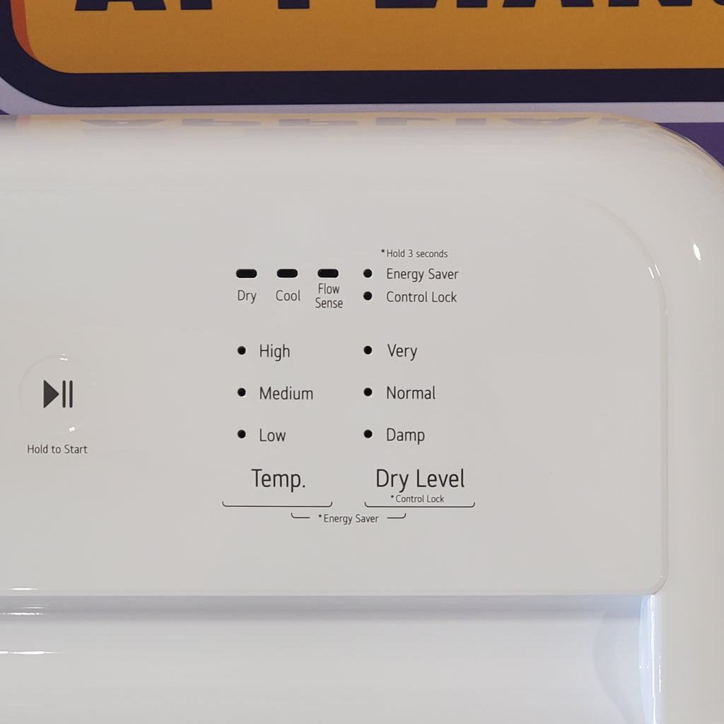 Pictures of LG 4.3 cu. ft. Capacity Top Load Washer with TurboDrum™ Technology and Impeller WT6100CW - Open Box and 7.3 cu. ft. Rear Control Vented Electric Energy Star Dryer with Sensor Dry DLE6100W - Open Box - Neu Appliance Outlet - Discount Appliance Outlet in Austin, Tx