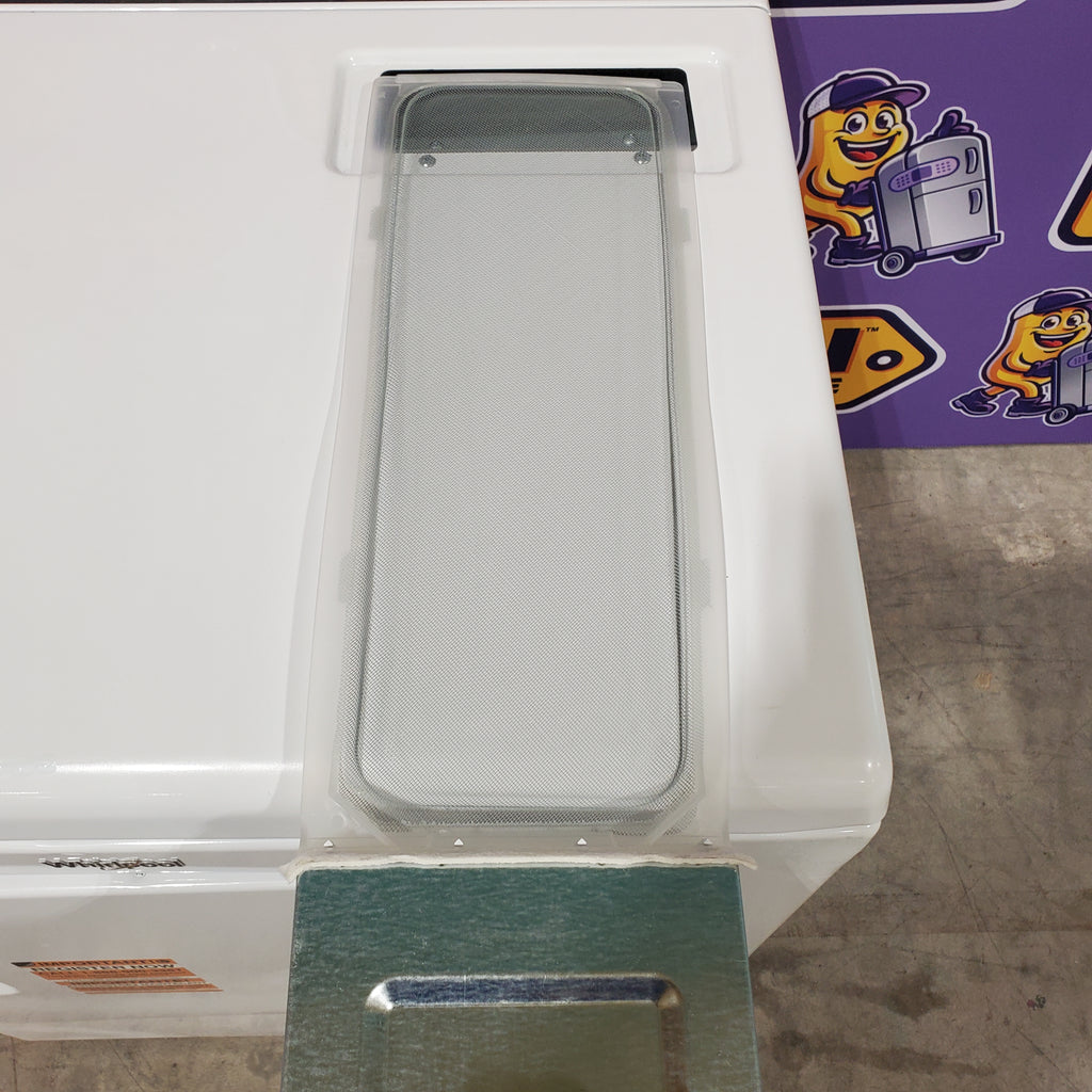 Pictures of Whirlpool White Electric 7.0 Cu. Ft. Dryer with Moisture Sensing and Steam Refresh Cycle WED6150PW - Scratch and Dent (Minor) - Neu Appliance Outlet - Discount Appliance Outlet in Austin, Tx