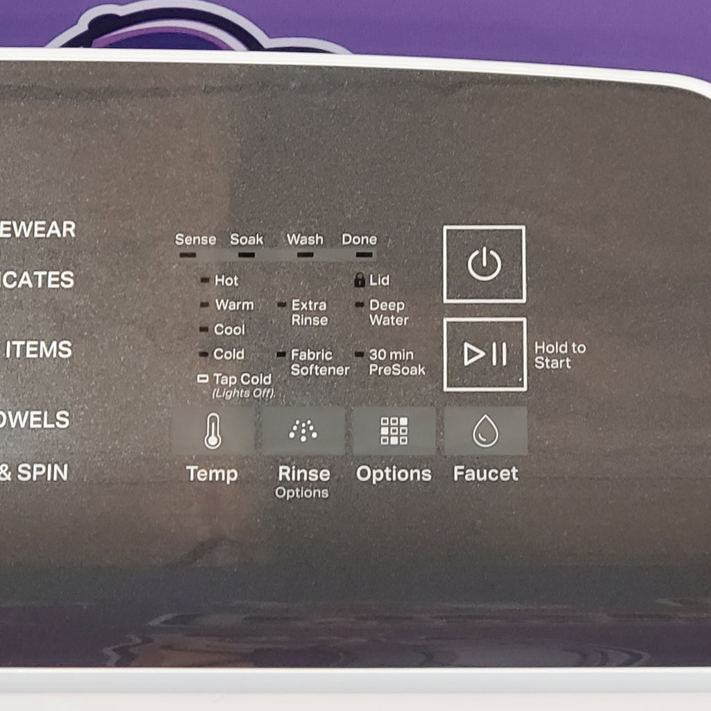 Pictures of Whirlpool 4.6 Cu. Ft. Top Load Impeller Washer in White with Built-in Faucet WTW5010LW - Scratch & Dent (Minor) - Neu Appliance Outlet - Discount Appliance Outlet in Austin, Tx