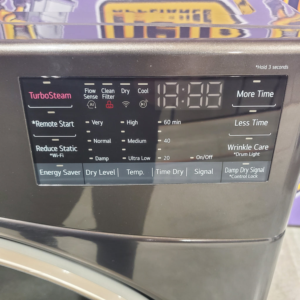 LG Smart Front Load 4.5 Cu. Ft. Washer with TurboWash 360 Technology WM4000HBA - Scratch & Dent (Minor) and LG Smart Wi-Fi Enabled Front Load Electric 7.4 Cu. Ft. Dryer with TurboSteam and Built-In Intelligence 16034 - DLEX4000B - Scratch & Dent (Minor)