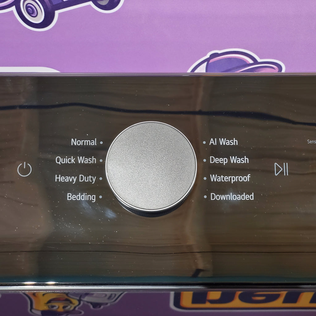 Pictures of LG 5.3 cu. ft. Capacity Top Load Washer with 4-Way® Agitator and EasyUnload™ WT8405CB - Scratch & Dent (Minor) and LG 7.3 cu. ft. Capacity Smart Rear Control Electric Dryer with AI Sensing, EasyLoad™ Door DLE8400BE - Open Box - Neu Appliance Outlet - Discount Appliance Outlet in Austin, Tx