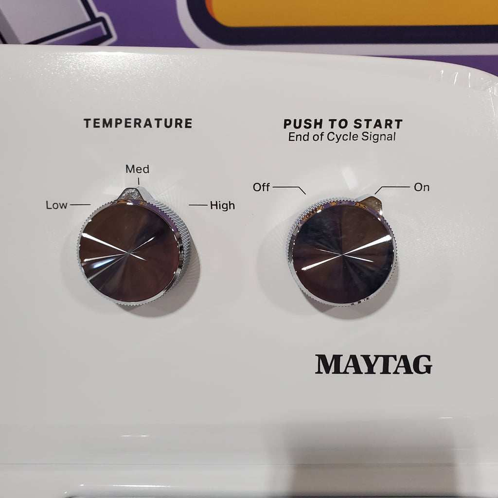 Maytag 7-cu ft Vented Gas Dryer in White 22231SD296 - MGD4005SW - Scra Maytag 7-cu ft Vented Gas Dryer in White 22231SD296 - MGD4005SW - Scra