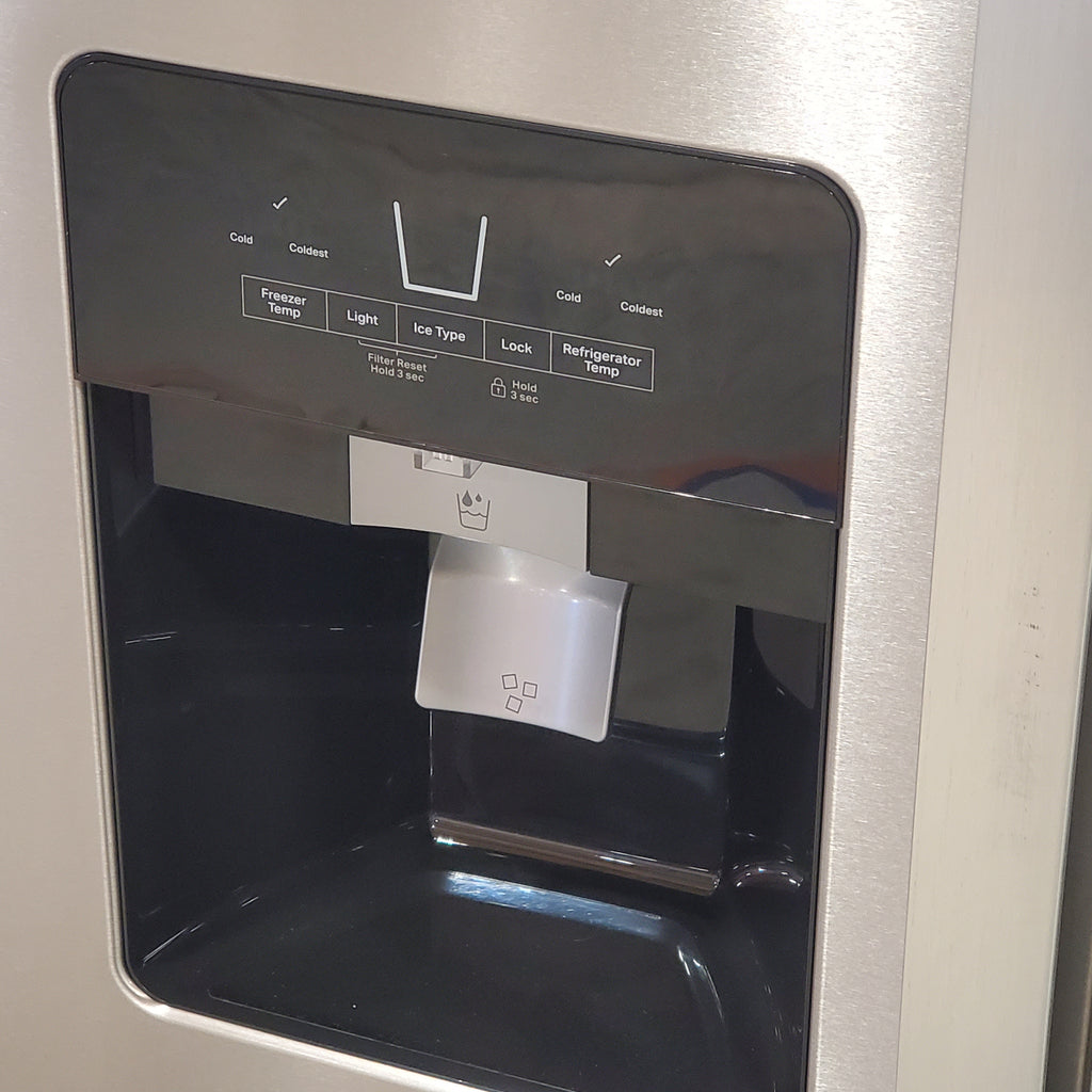 Pictures of Whirlpool Side By Side 36 In. Wide Refrigerator with Can Caddy and Frameless Glass Shelves WRS325SDHZ - Scratch and Dent (Minor) - Neu Appliance Outlet - Discount Appliance Outlet in Austin, Tx