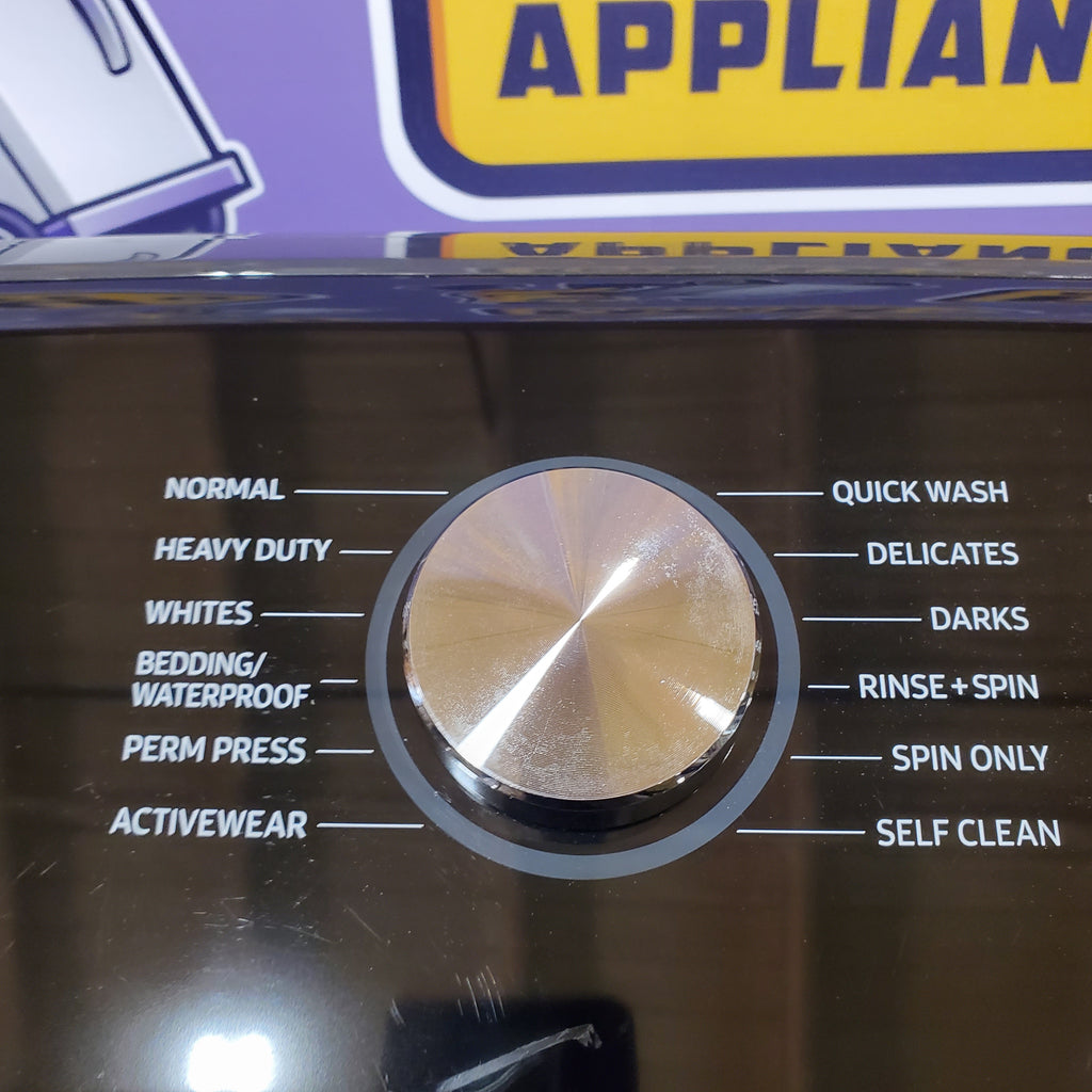 Pictures of Samsung 5.0 cu. ft. Energy Star Top Load Washer with Active Water Jet in Black Stainless Steel 1CR03094 - WA50R5400AV - Certified Refurbished - Neu Appliance Outlet - Discount Appliance Outlet in Austin, Tx