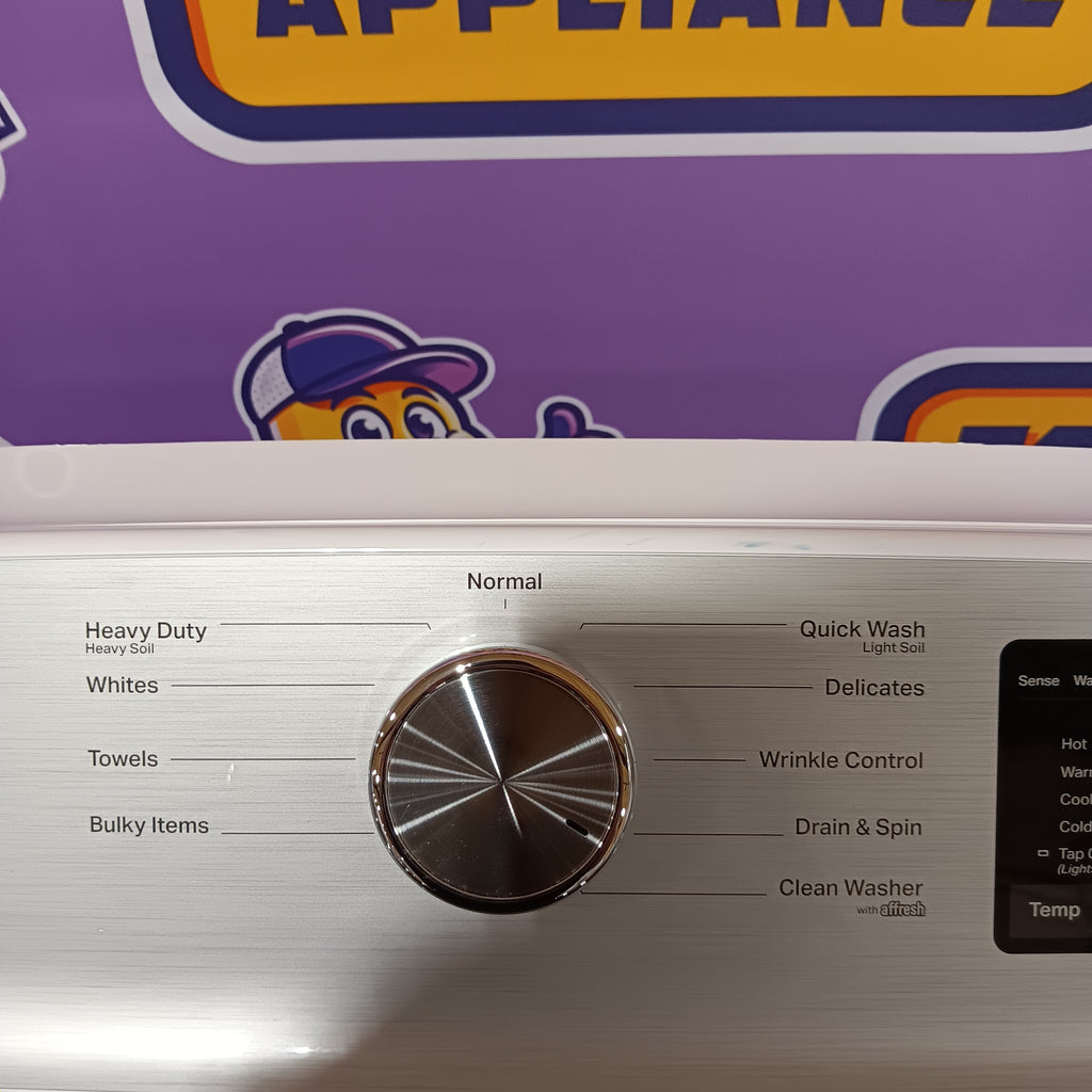 Pictures of Maytag Top Load 4.8 cu ft Washer with Deep Fill and Slow-Close Glass Lid MVW6200KW - Scratch & Dent (Minor) and Maytag 7.0 cu. ft Top Load Gas Dryer with Moisture Sensing 16154 - MGD6200KW - Scratch and Dent (Minor) - Neu Appliance Outlet - Discount Appliance Outlet in Austin, Tx