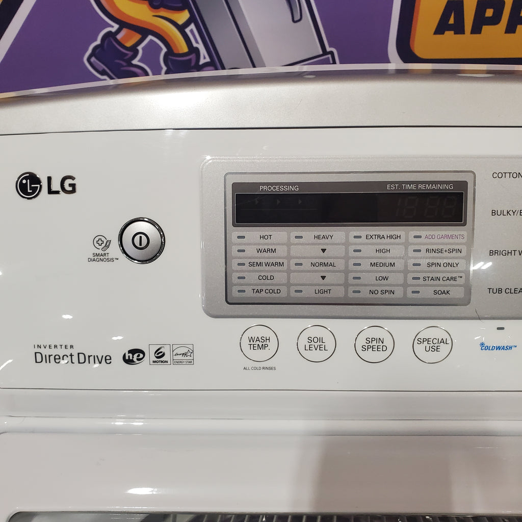 Pictures of LG 4.9 cu.ft. MEGA Capacity High Efficiency Top Load Washer 1CR5052 - WT5270CW - Certified Refurbished - Neu Appliance Outlet - Discount Appliance Outlet in Austin, Tx