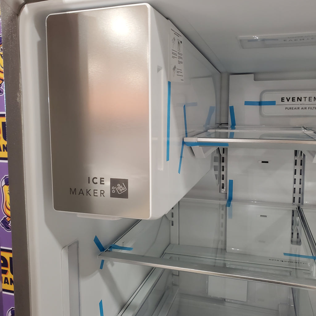 Pictures of Frigidaire 27.8-cu ft ENERGY STAR French Door Refrigerator with Dual Ice Maker in Fingerprint Resistant Stainless Steel 3SD1099 - GRFS2853AF - Scratch & Dent (Minor) - Neu Appliance Outlet - Discount Appliance Outlet in Austin, Tx